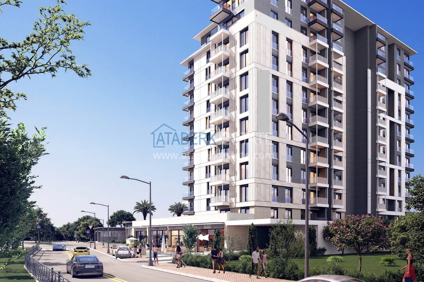 Многоквартирный строящийся комплекс премиум-класс в Анталии, район Алтынташ 1 