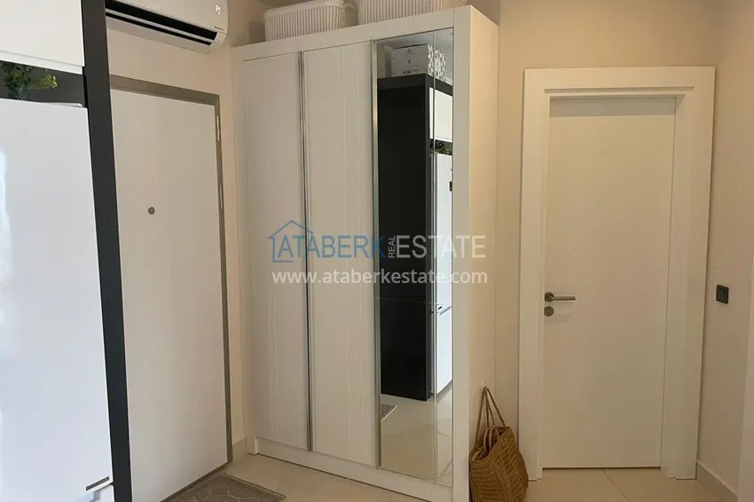 Приобрести Двухкомнатная квартира с мебелью и видом на море. Район Каргыджак, Алания 1 