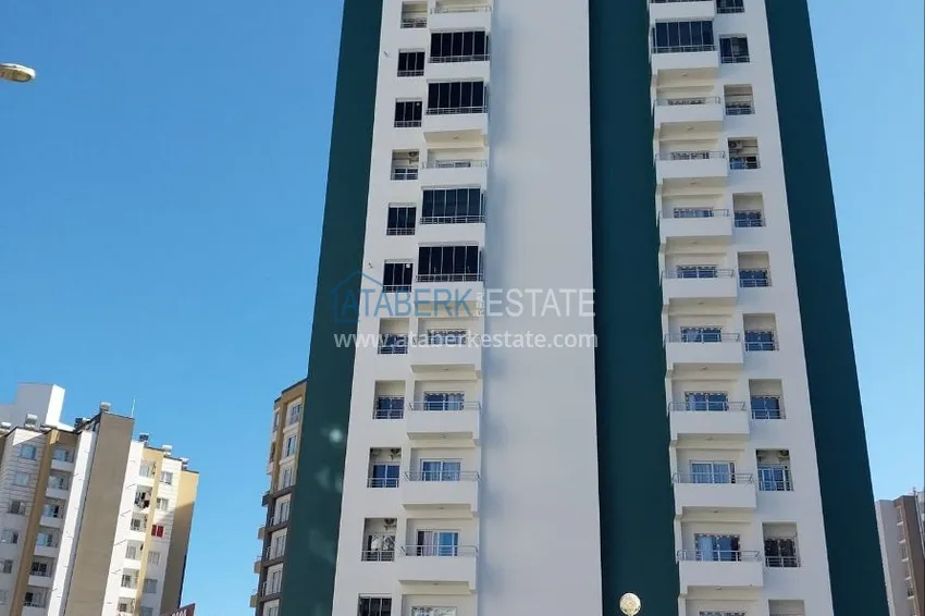 Трехкомнатная квартира с мебелью и видом на море в Мерсине - центр Соли  2 