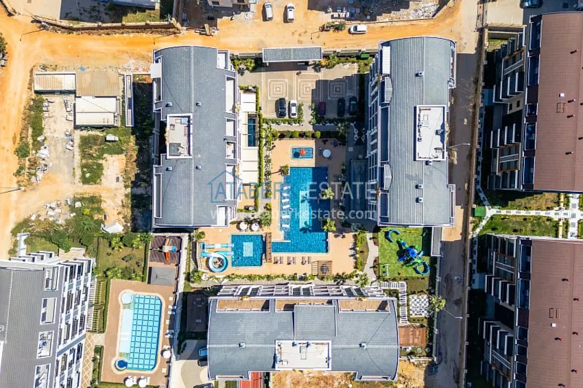 Новостройки Алании! Двухкомнатная квартира в современном жилом комплексе. Район Оба, Алания 2 