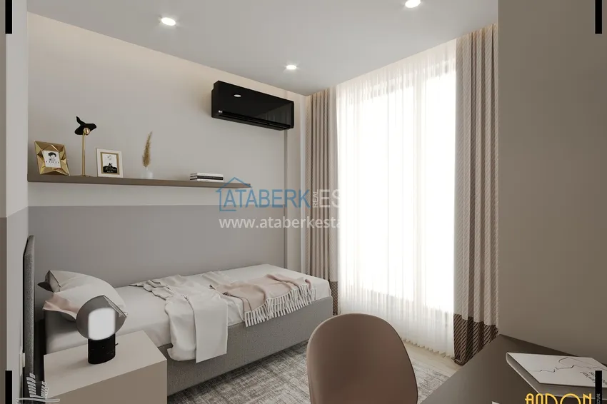 Приобрести Квартиры в перспективном районе Алтынташ, Анталия напрямую от застройщика 20 