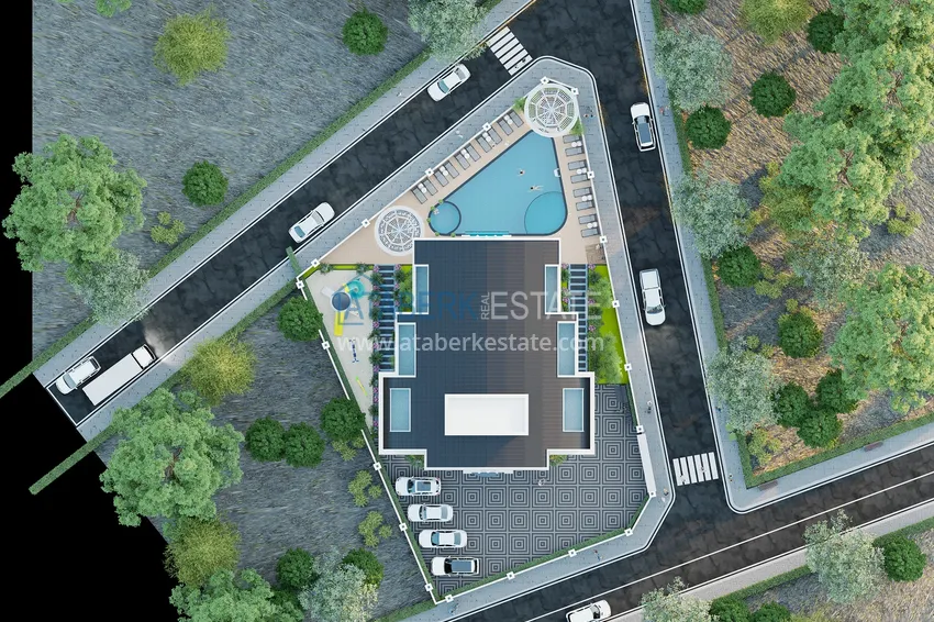 Новый проект жилого комплекса с концепцией отеля в престижном районе Оба, Аланья 22 