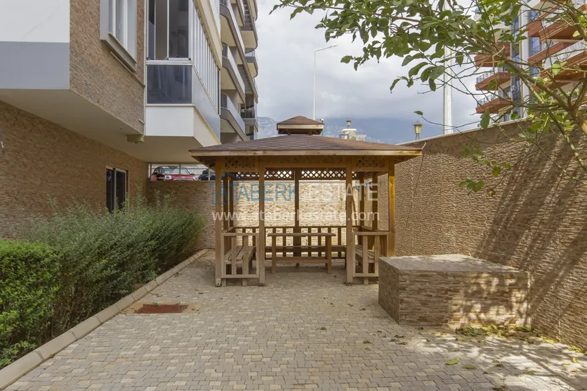 Трехкомнатная квартира под ключ в Махмутларе, с видом на горы и застекленным балконом 20 