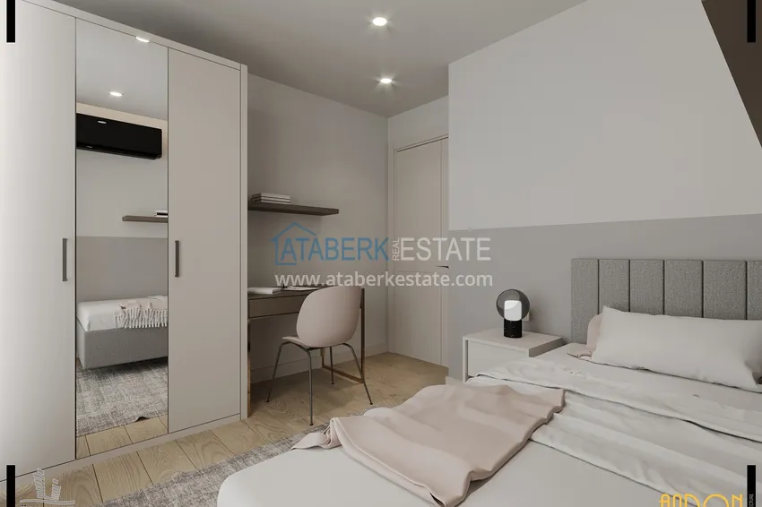 Приобрести Квартиры в перспективном районе Алтынташ, Анталия напрямую от застройщика 21 