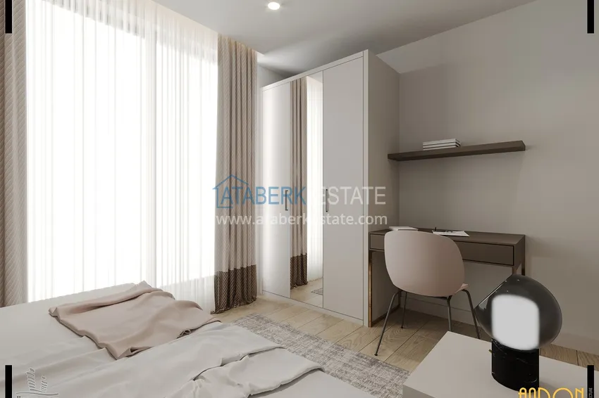 Приобрести Квартиры в перспективном районе Алтынташ, Анталия напрямую от застройщика 22 