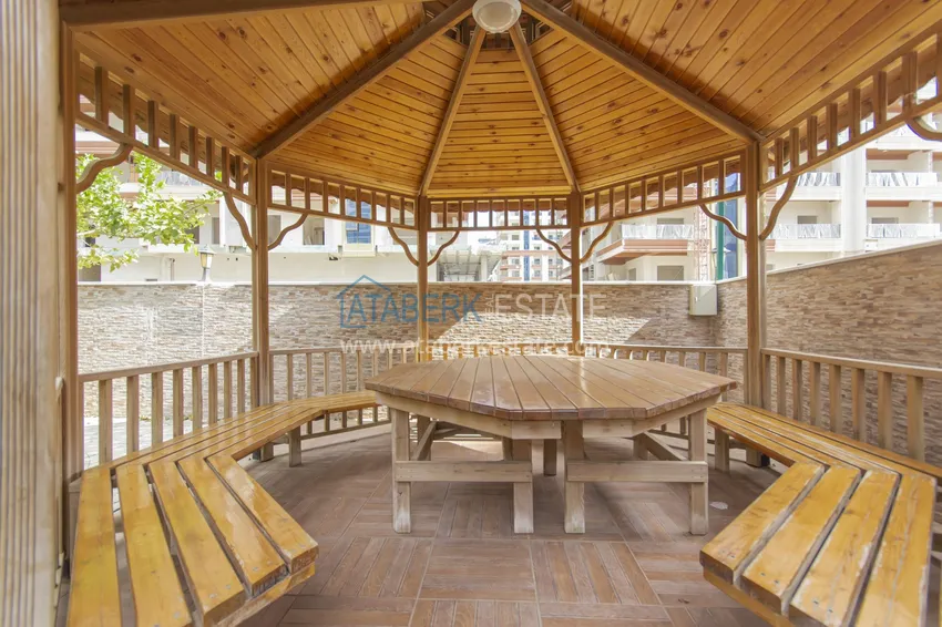 Трехкомнатная квартира под ключ в Махмутларе, с видом на горы и застекленным балконом 22 