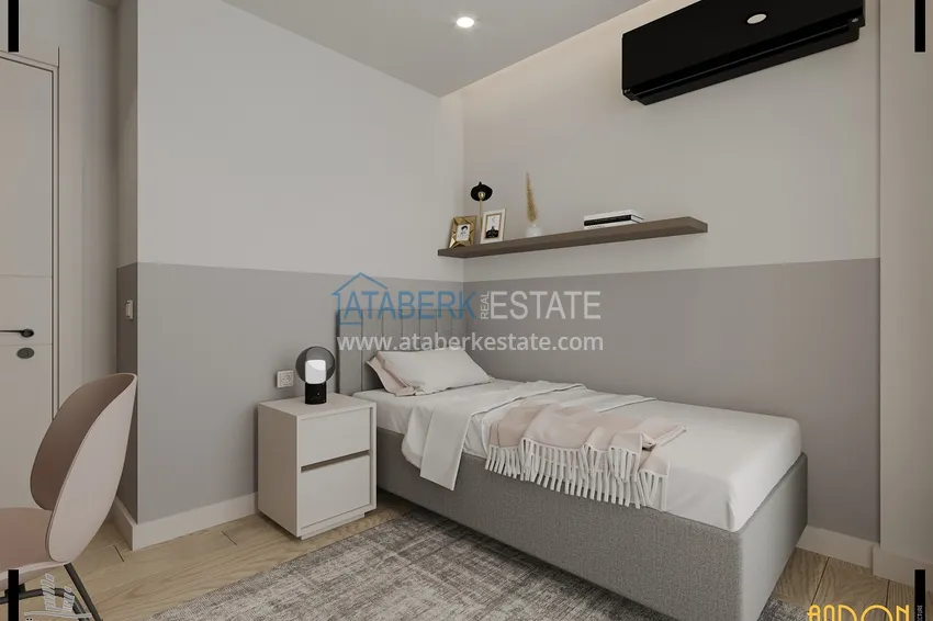 Приобрести Квартиры в перспективном районе Алтынташ, Анталия напрямую от застройщика 23 