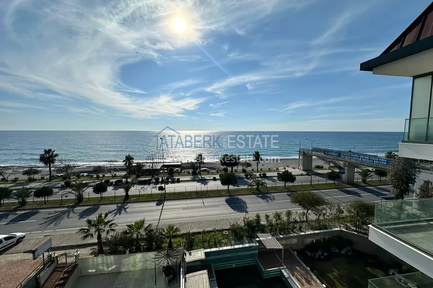 Приобрести Пентхаус с прямым видом на море в Алании, район Кестель – первая береговая линия 23