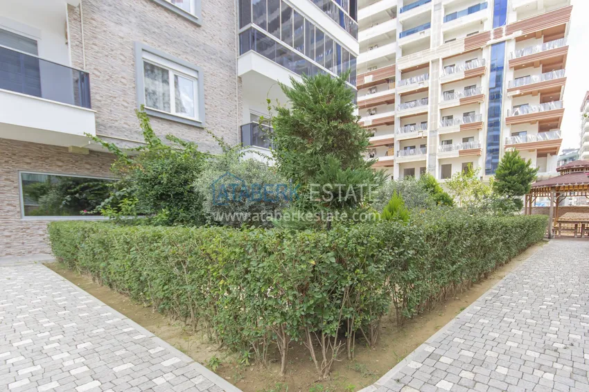 Трехкомнатная квартира под ключ в Махмутларе, с видом на горы и застекленным балконом 23 