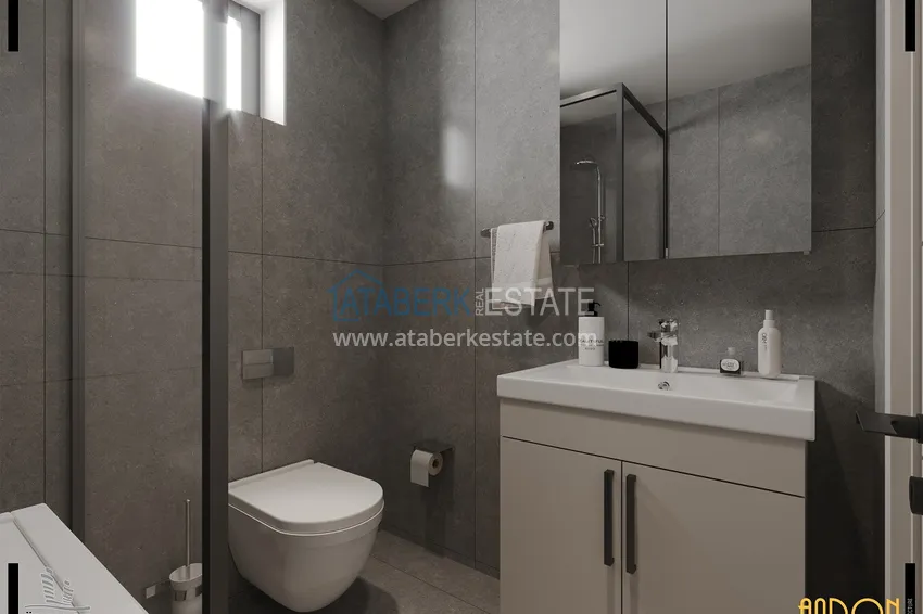 Приобрести Квартиры в перспективном районе Алтынташ, Анталия напрямую от застройщика 24 