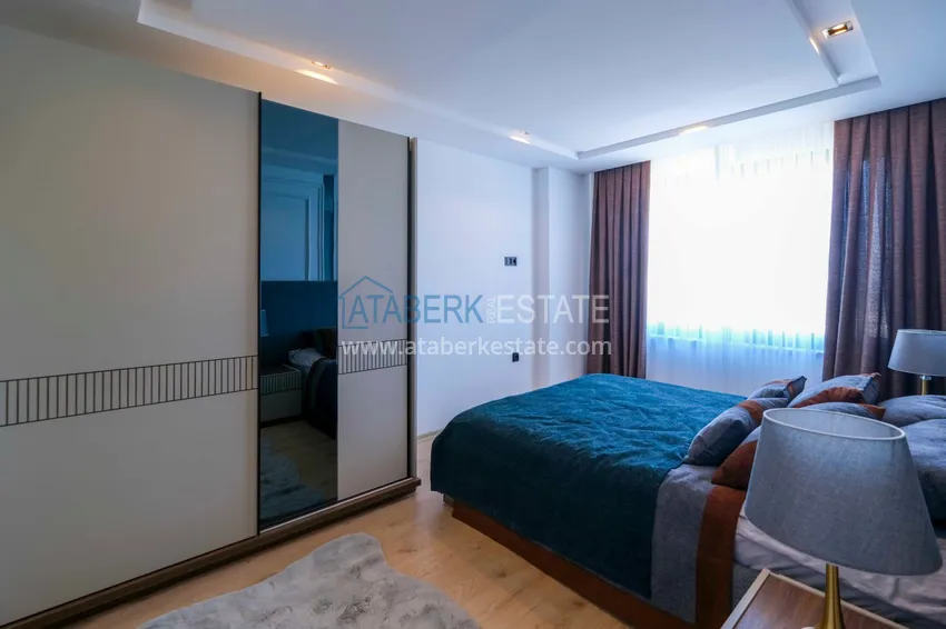 Приобрести Квартира 2+1 в новом жилом комплексе с частным пляжем. Район Каргыджак, Алания 13 