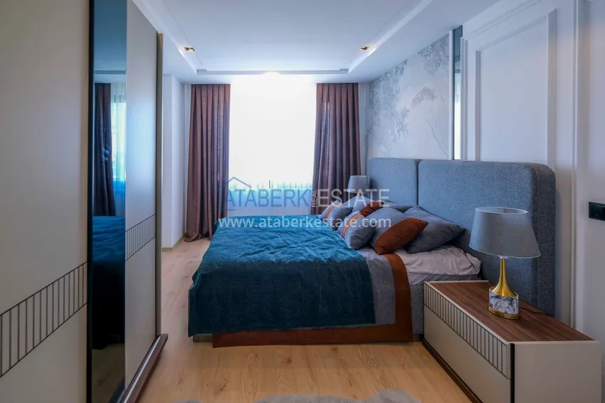 Приобрести Квартира 2+1 в новом жилом комплексе с частным пляжем. Район Каргыджак, Алания 14 