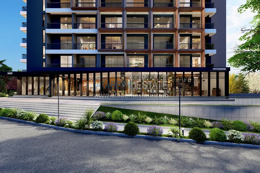 Недвижимость на этапе проекта - современный жилой комплекс в Мерсине, Томюк 40 