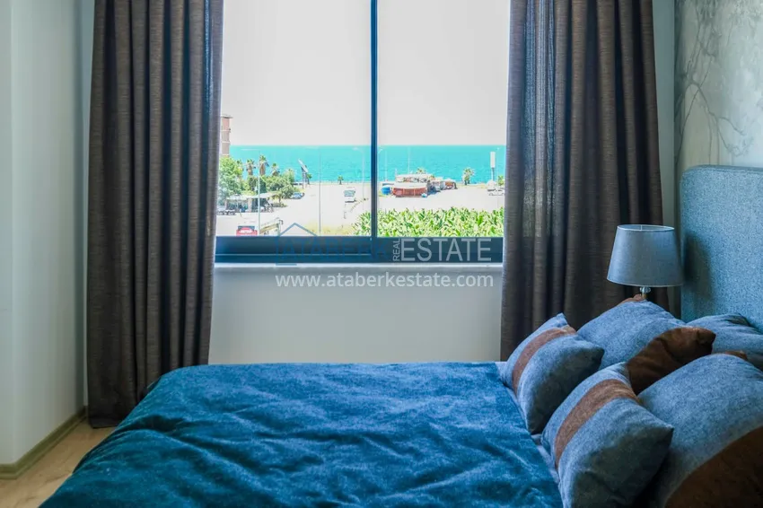 Приобрести Квартира 2+1 в новом жилом комплексе с частным пляжем. Район Каргыджак, Алания 15 