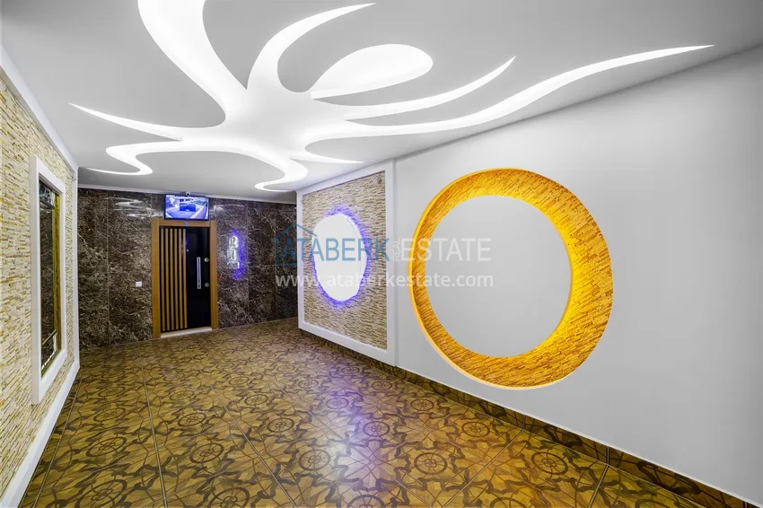 Трехкомнатная квартира под ключ в Махмутларе, с видом на горы и застекленным балконом 26 