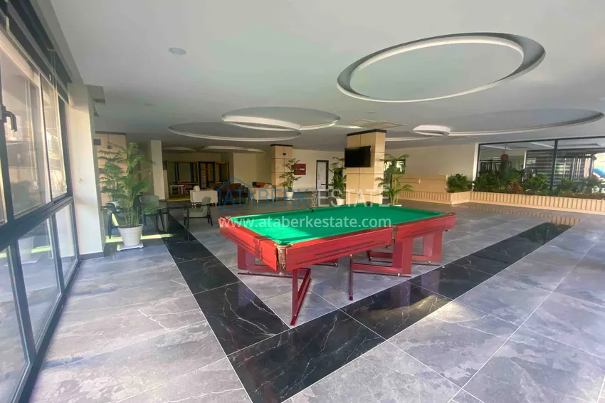 Двухкомнатная квартира с мебелью в резиденции с отельной инфраструктурой – Алания, район Авсаллар 26 