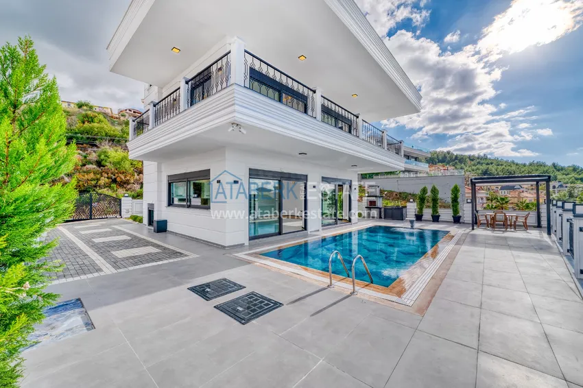 Эксклюзивная частная вилла от застройщика в районе Каргыджак, Алания 28 