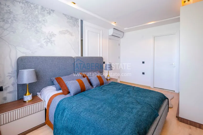 Приобрести Квартира 2+1 в новом жилом комплексе с частным пляжем. Район Каргыджак, Алания 16 