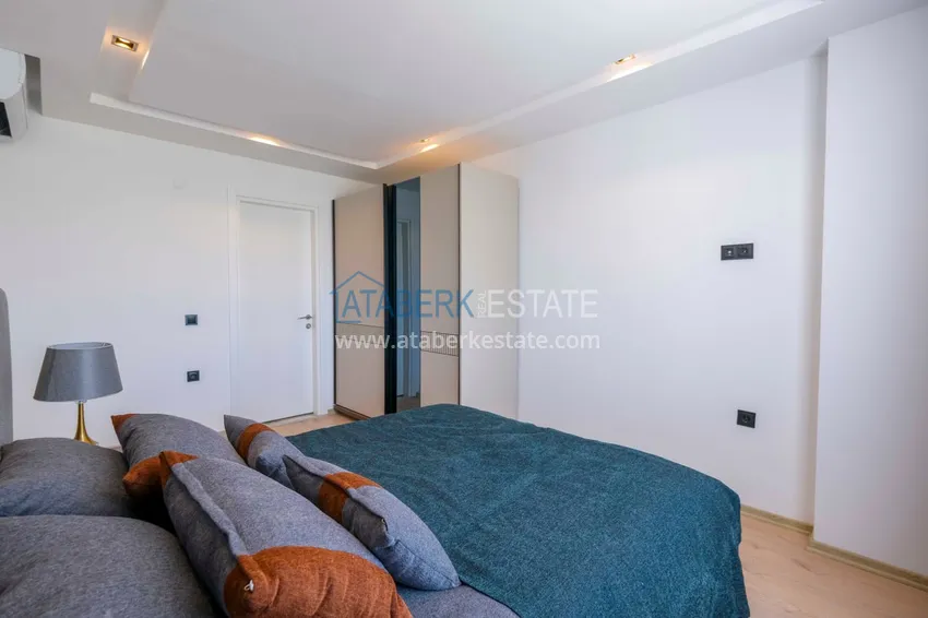 Приобрести Квартира 2+1 в новом жилом комплексе с частным пляжем. Район Каргыджак, Алания 17 