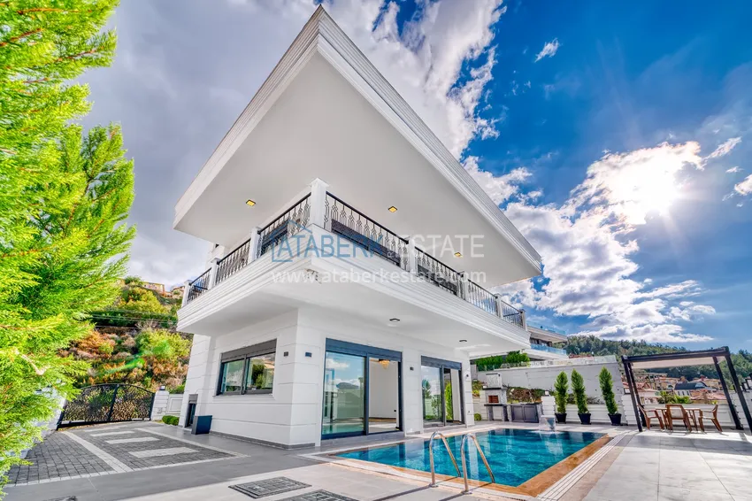 Эксклюзивная частная вилла от застройщика в районе Каргыджак, Алания 30 