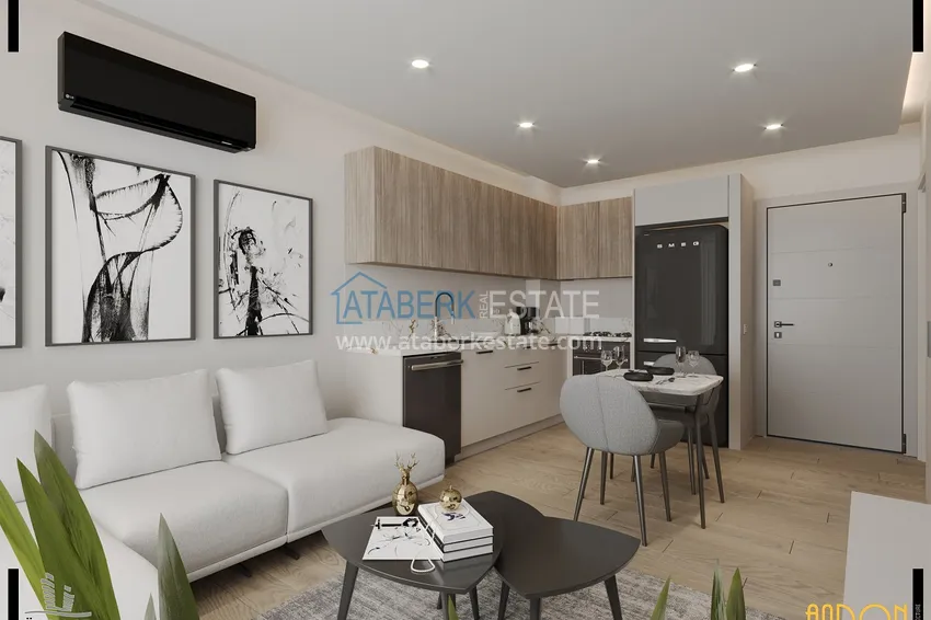 Приобрести Квартиры в перспективном районе Алтынташ, Анталия напрямую от застройщика 2 