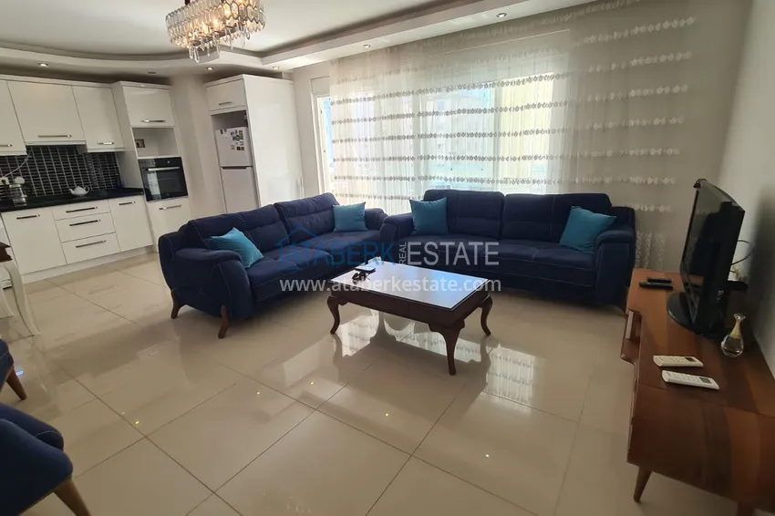 Приобрести Квартира 2+1 с мебелью, застеклённым балконом и видом на горы, район Махмутлар – Алания 2