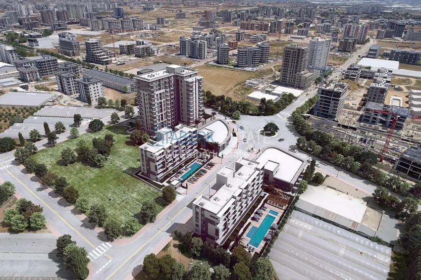 Многоквартирный строящийся комплекс премиум-класс в Анталии, район Алтынташ 2 