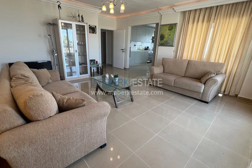 Приобрести Трёхкомнатная квартира с видом на море, подходит под ВНЖ - район Джикджилли, Алания 2