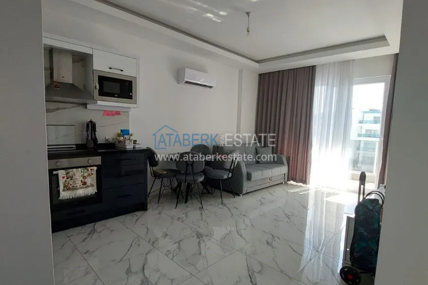 Приобрести Квартира 1+1 меблированная в новом комплексе. Район Авсаллар, Алания 2 