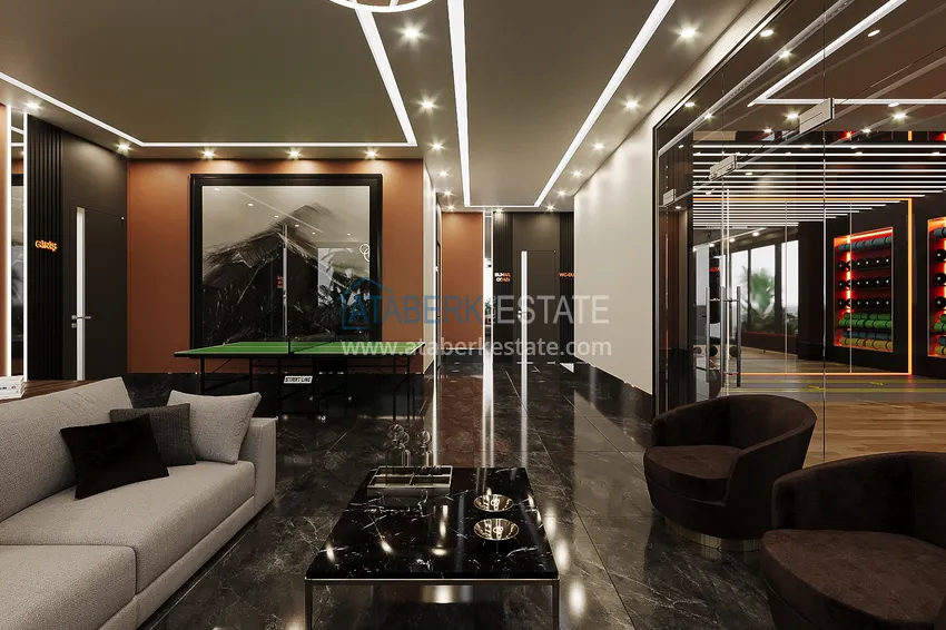 Новый проект жилого комплекса с концепцией отеля в престижном районе Оба, Аланья 24 