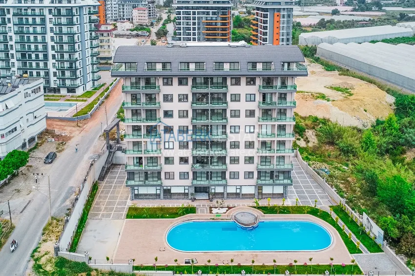 Двухкомнатная квартира с чистовой отделкой в комплексе комфорт-класс - район Авсаллар 3