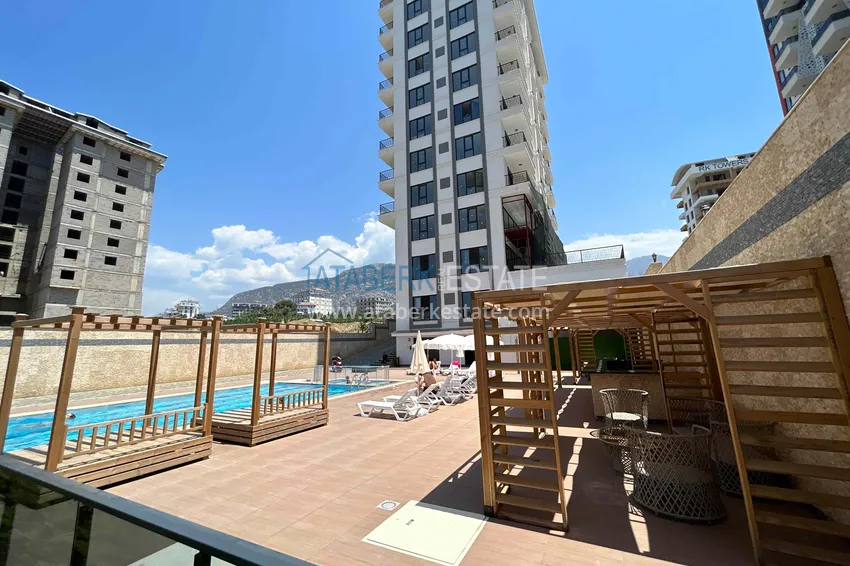 Двухкомнатные квартиры с чистовой отделкой в районе Махмутлар, Алания 3 