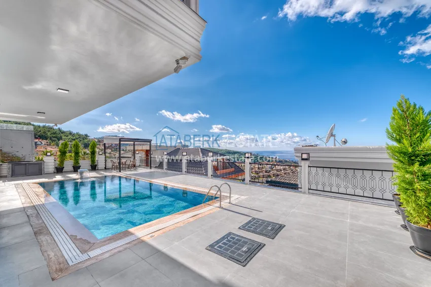 Эксклюзивная частная вилла от застройщика в районе Каргыджак, Алания 32 