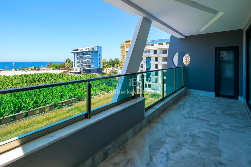 Приобрести Квартира 2+1 в новом жилом комплексе с частным пляжем. Район Каргыджак, Алания 20 