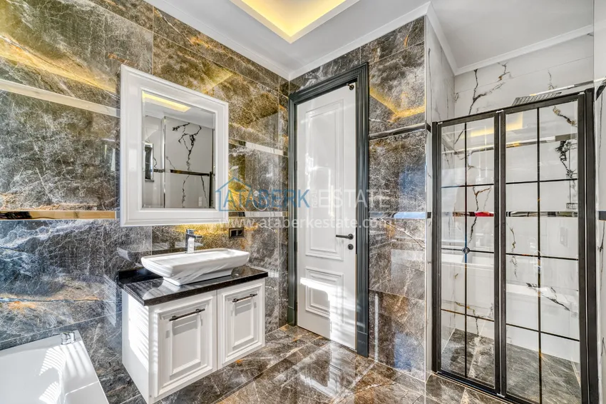 Приобрести Эксклюзивная частная вилла от застройщика в районе Каргыджак, Алания 36 