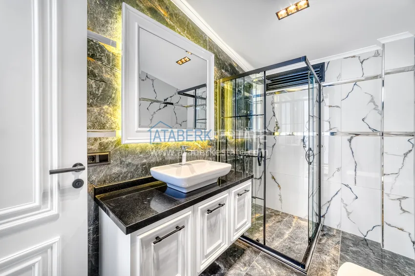 Приобрести Эксклюзивная частная вилла от застройщика в районе Каргыджак, Алания 37 