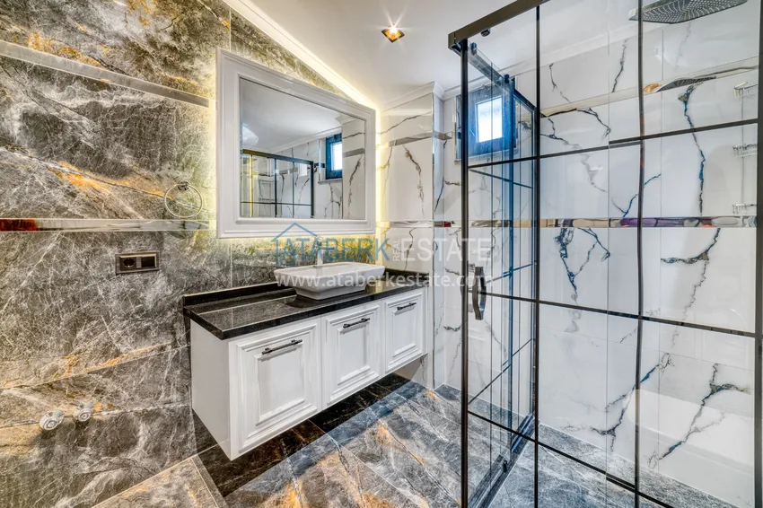 Приобрести Эксклюзивная частная вилла от застройщика в районе Каргыджак, Алания 40 