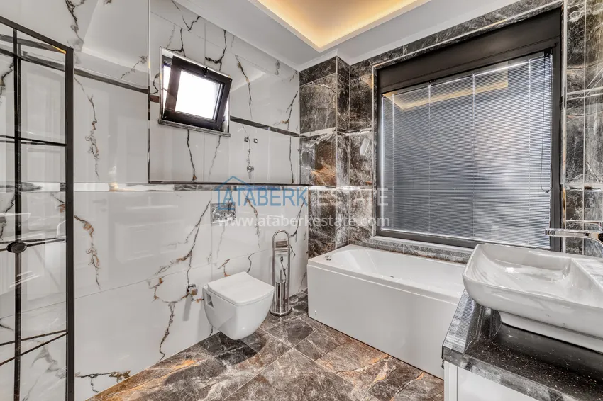 Приобрести Эксклюзивная частная вилла от застройщика в районе Каргыджак, Алания 42 