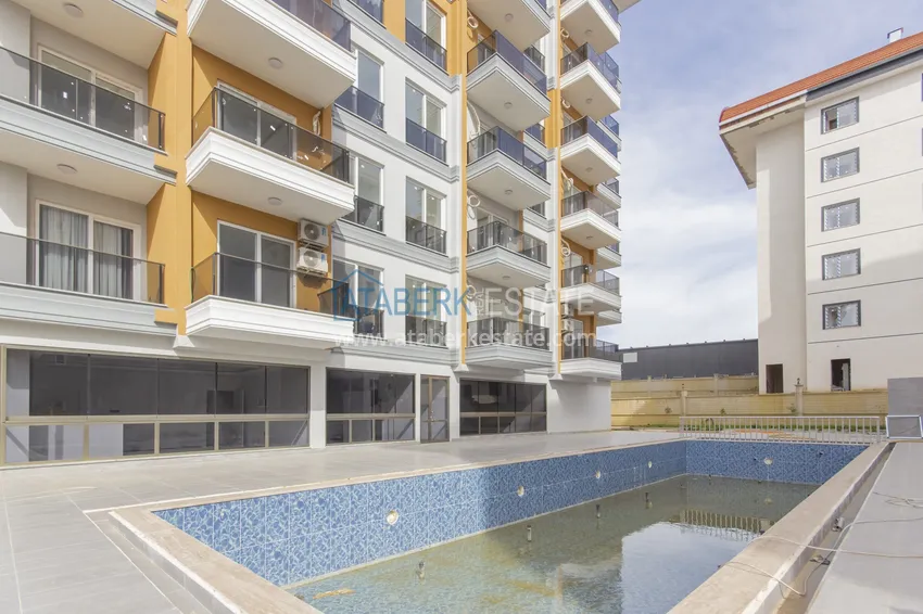 Двухкомнатная квартира с чистовой отделкой - Алания, район Авсаллар 3 