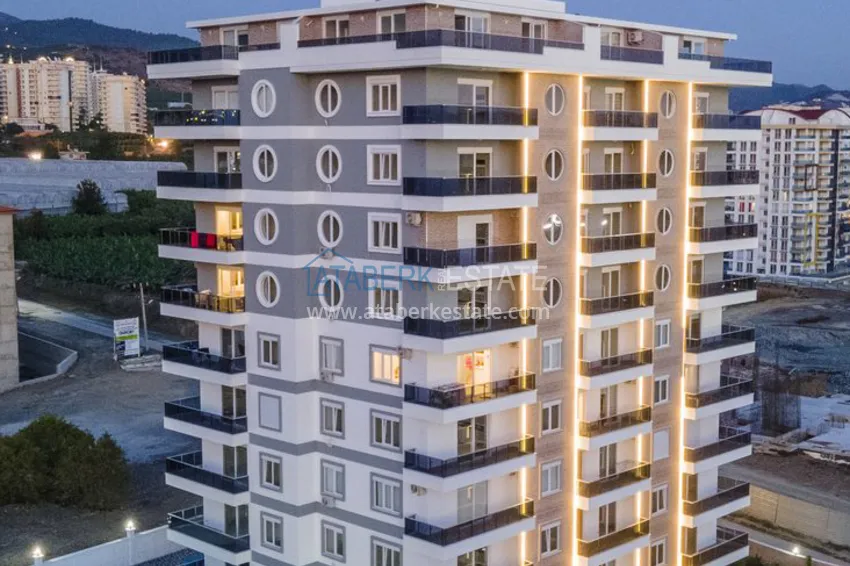 Трехкомнатная квартира под ключ в Махмутларе, с видом на горы и застекленным балконом 3 