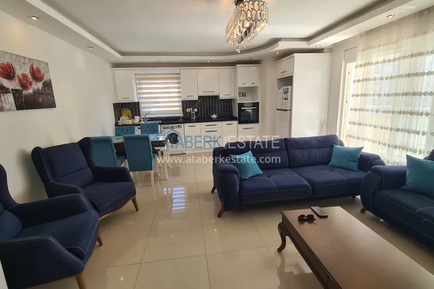 Приобрести Квартира 2+1 с мебелью, застеклённым балконом и видом на горы, район Махмутлар – Алания 3