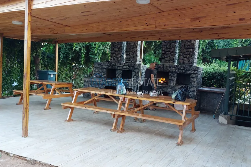 Трехкомнатная квартира с мебелью и панорамным видом на море в Чешмели, Мерсин 5 