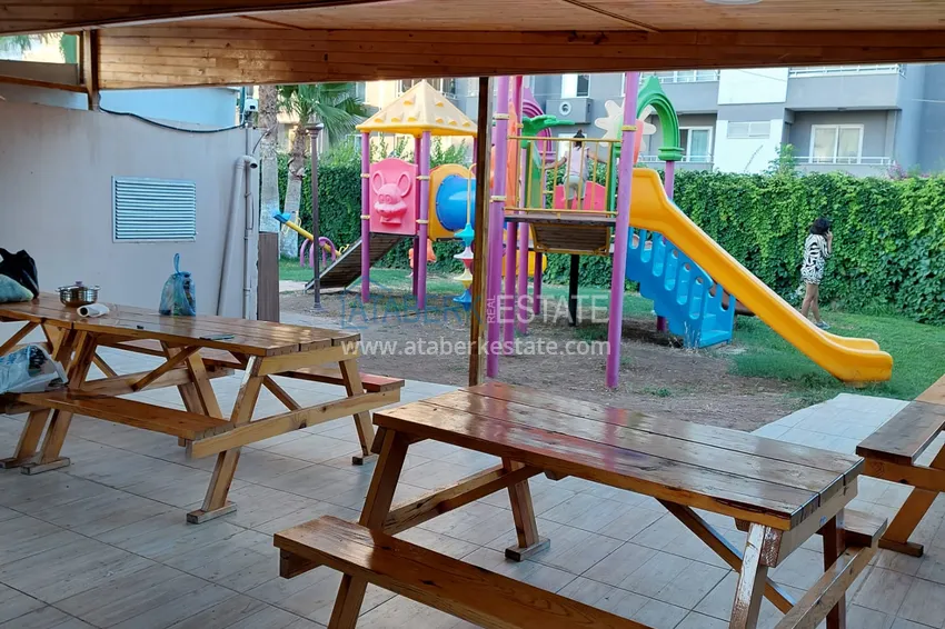 Трехкомнатная квартира с мебелью и панорамным видом на море в Чешмели, Мерсин 6 