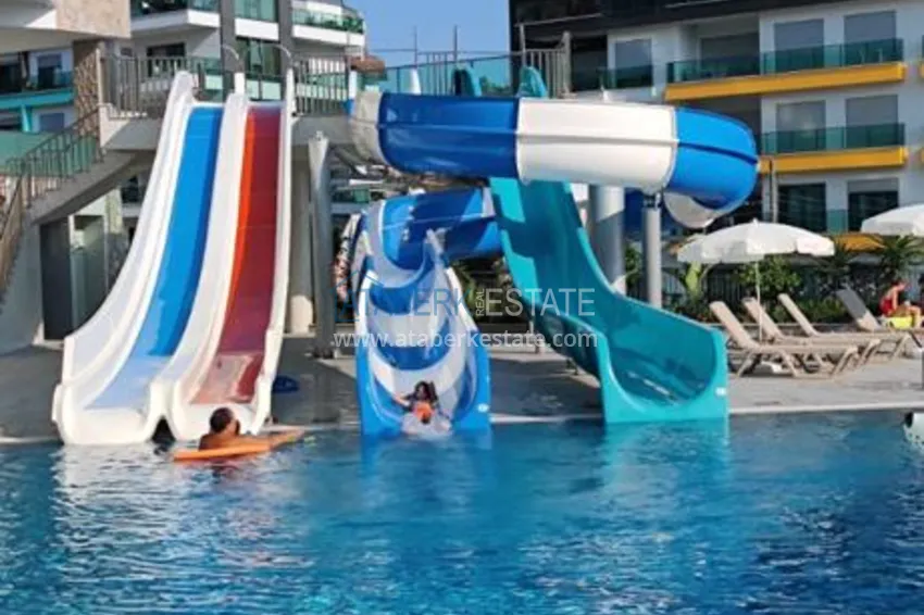 Двухкомнатная квартира с мебелью и видом на море. Район Каргыджак, Алания 5 