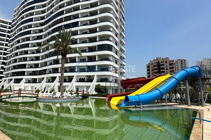 Двухкомнатная квартира в Мерсине, район Арпачбахшиш в 300 метрах от моря 4 