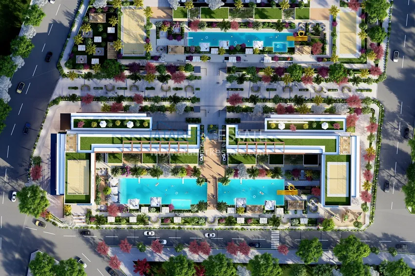 Недвижимость на этапе проекта - современный жилой комплекс в Мерсине, Томюк 4 