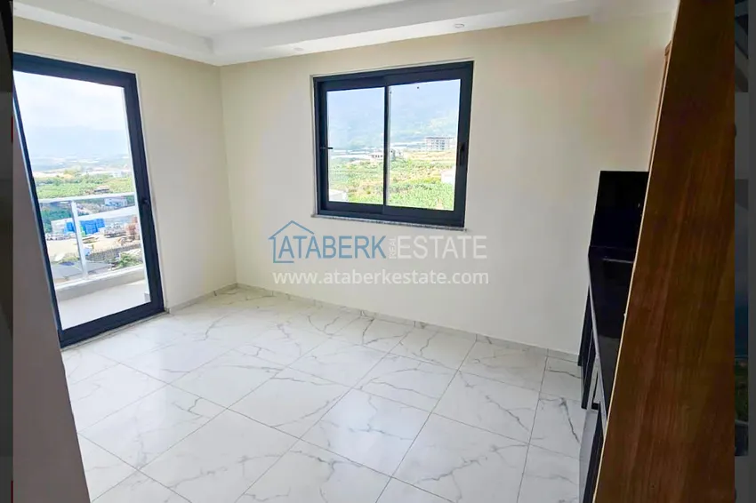Приобрести Трёхкомнатная квартира с видом на море и горы – Алания, район Махмутлар 4
