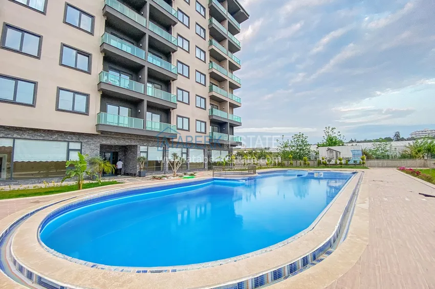 Двухкомнатная квартира с чистовой отделкой в комплексе комфорт-класс - район Авсаллар 5