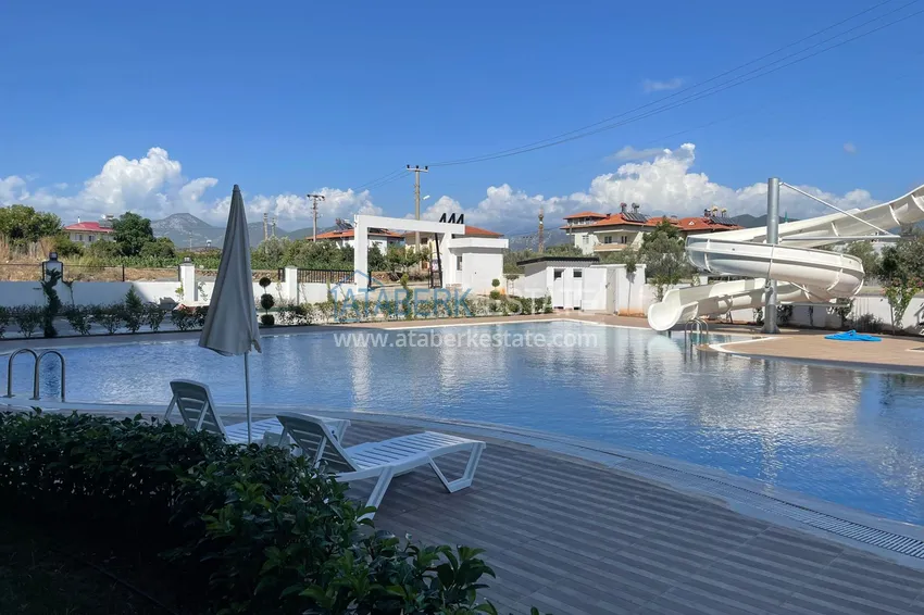 Дуплекс с новой мебелью и видом на горы в современном комплексе - город Газипаша 4 