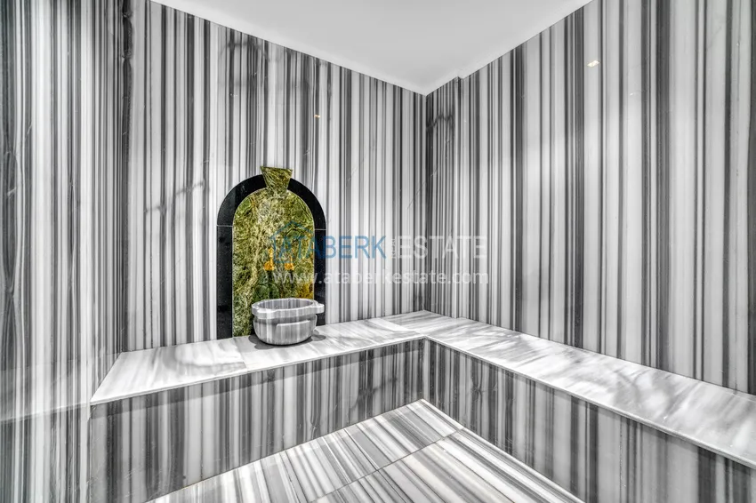 Приобрести Эксклюзивная частная вилла от застройщика в районе Каргыджак, Алания 62 